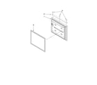 Kenmore 59666022703 freezer door parts diagram