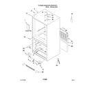 Kenmore 59666132703 cabinet parts diagram