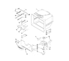 Kenmore 59666133703 freezer liner parts diagram