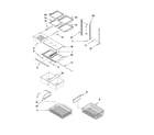 Kenmore 59666132703 shelf parts diagram