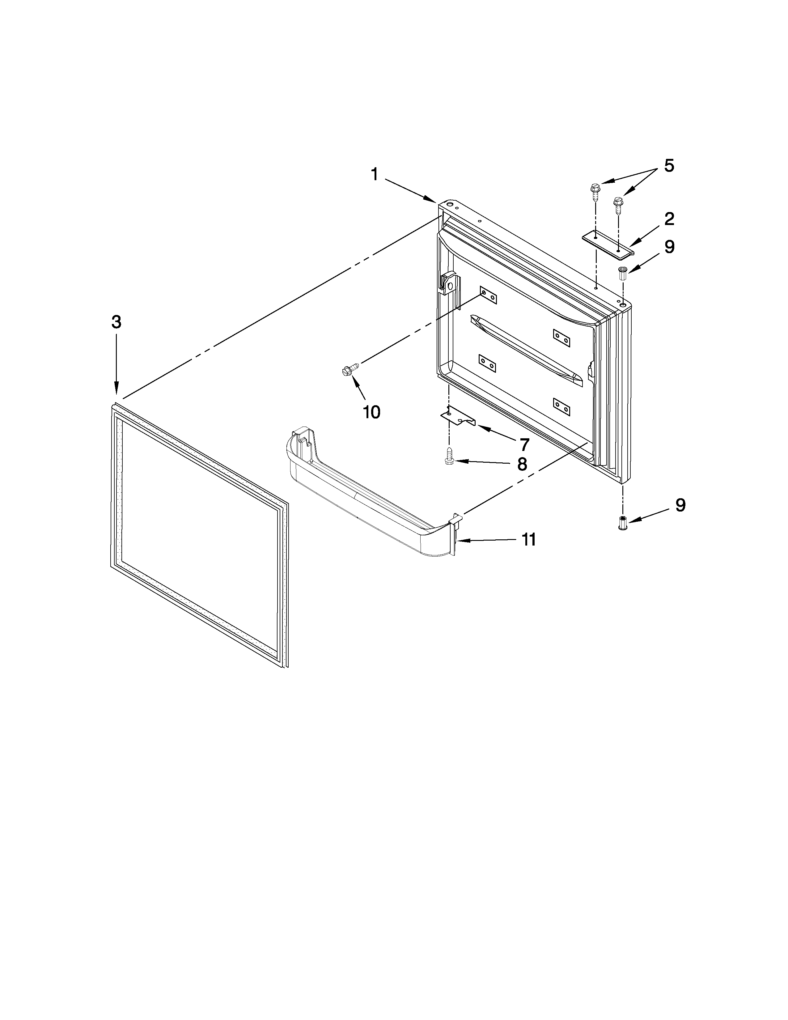 FREEZER DOOR PARTS
