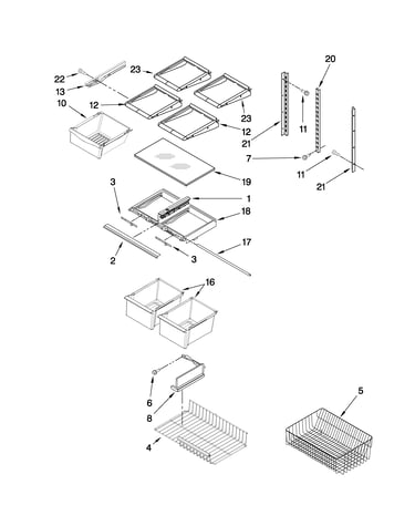 Shelf parts