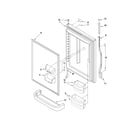 Kenmore 59667992603 refrigerator door parts diagram