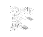 Kenmore 59667992603 shelf parts diagram