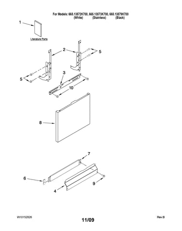 Door and panel parts
