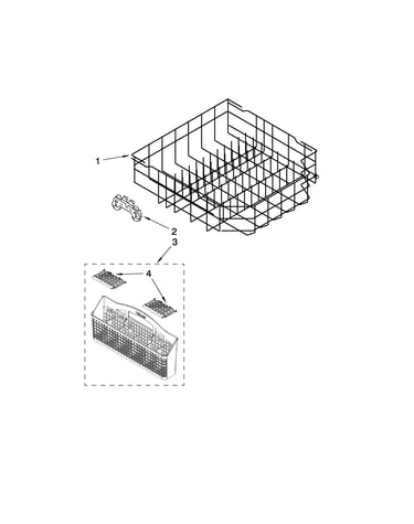 Lower rack parts