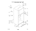 Kenmore 10670233900 cabinet parts diagram