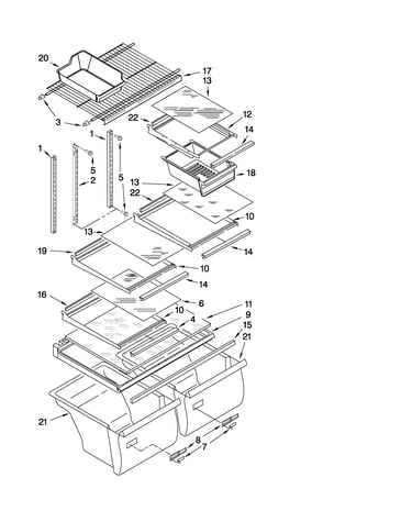 Shelf parts
