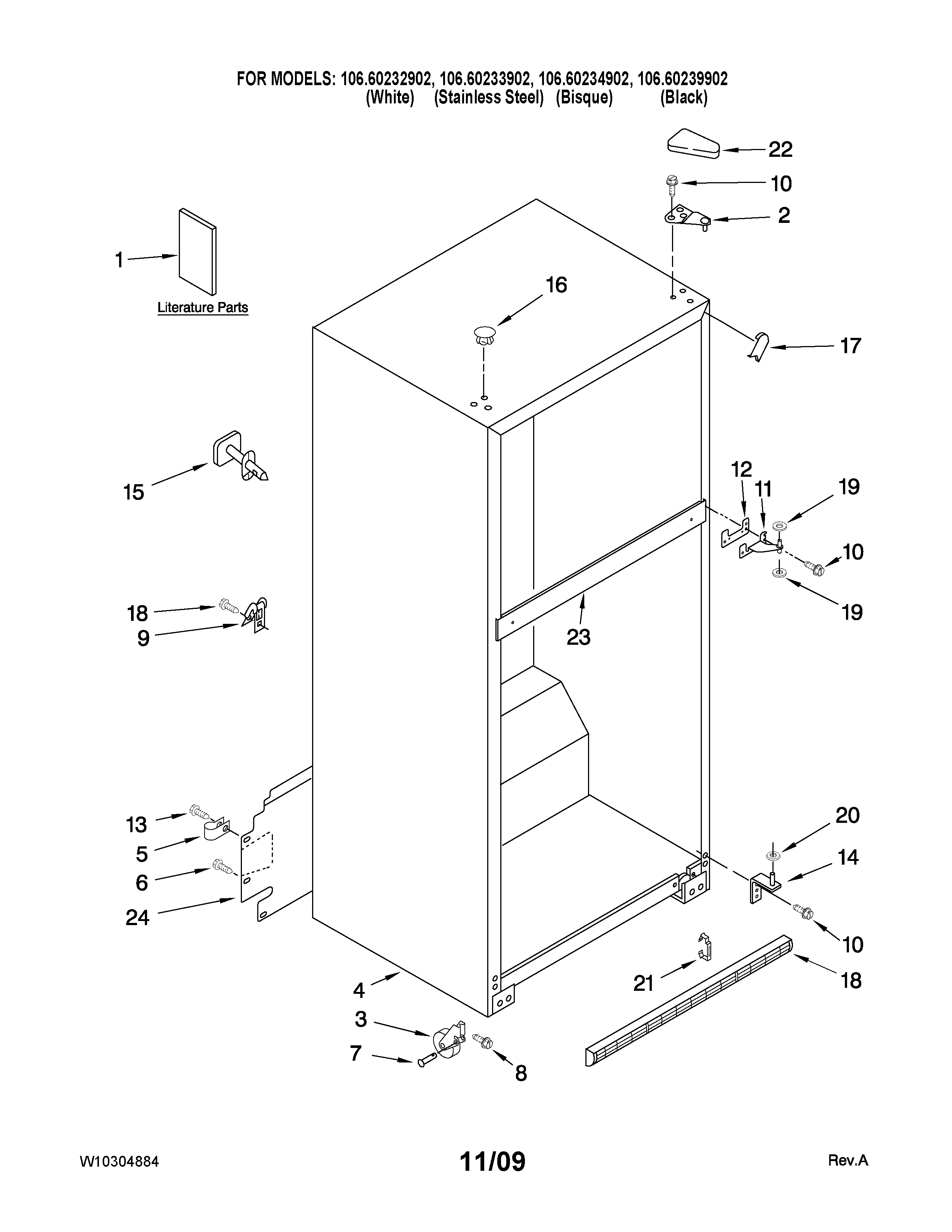 Cabinet parts