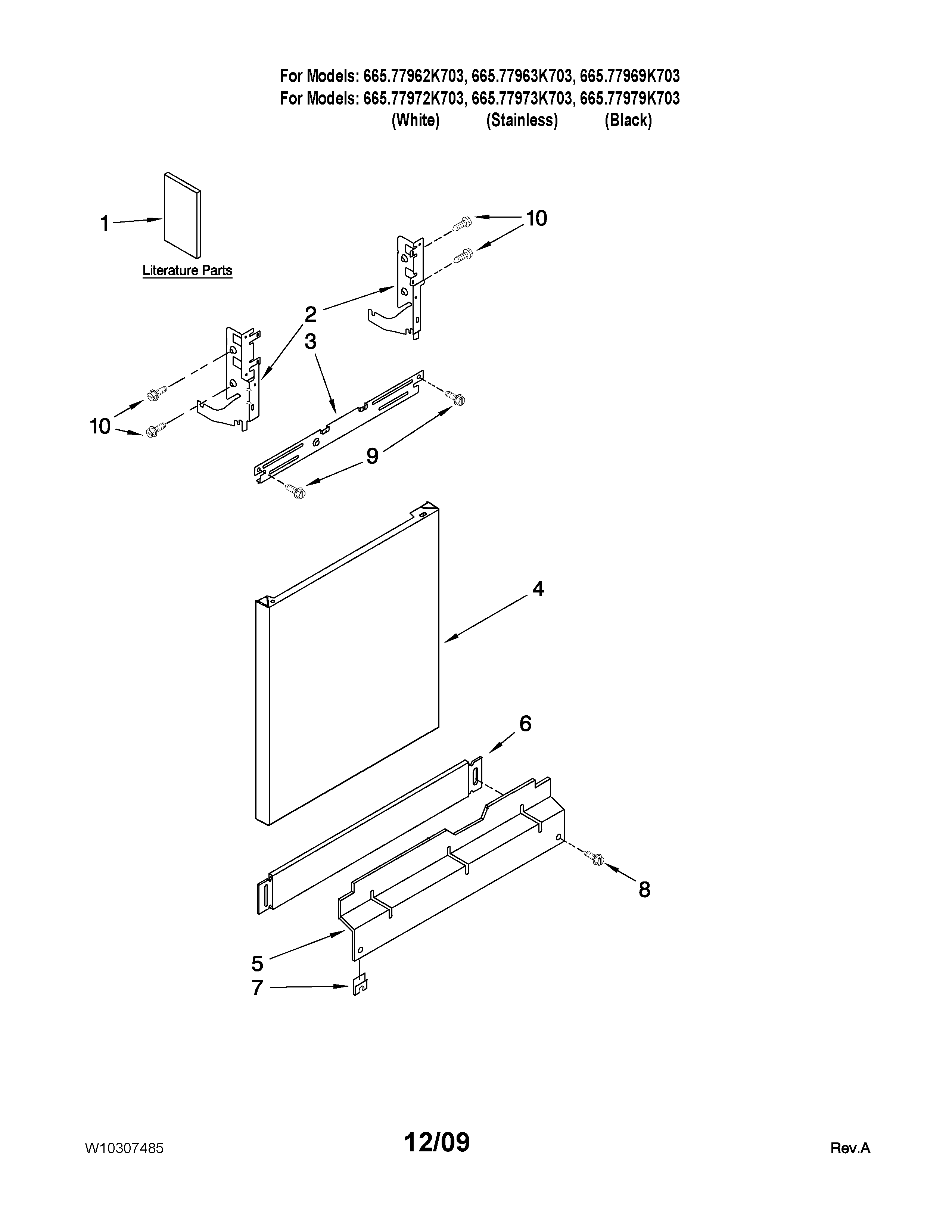 Door and panel parts