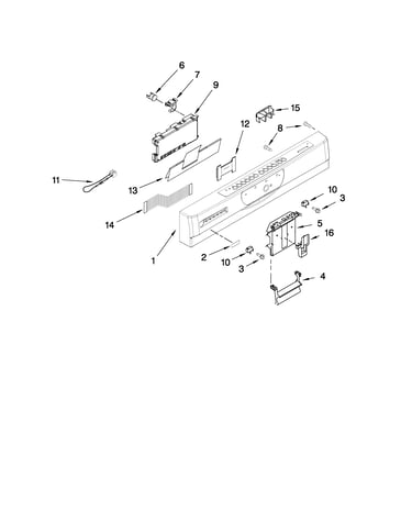 Control panel parts