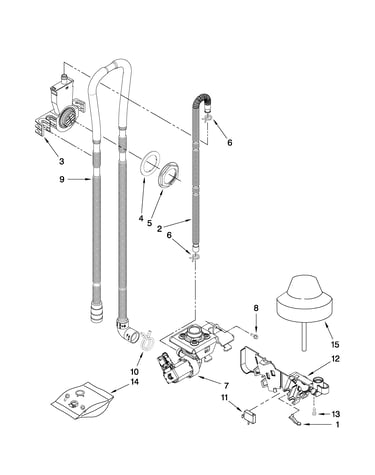 Fill drain and overfill parts