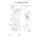 Kenmore Elite 59677596803 cabinet parts diagram
