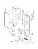 Refrigerator door parts