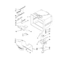 Kenmore Elite 59677609804 freezer liner parts diagram