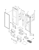Refrigerator door parts