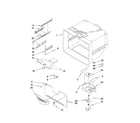 Kenmore Elite 59678574803 freezer liner parts diagram
