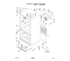 Kenmore Elite 59678582803 cabinet parts diagram