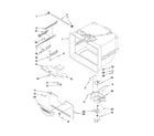 Kenmore Elite 59678589804 freezer liner parts diagram