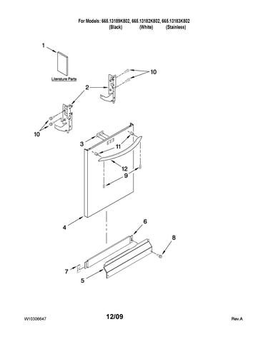 Door and panel parts