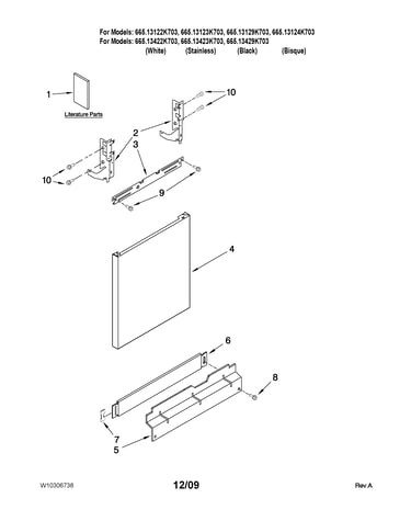 Door and panel parts