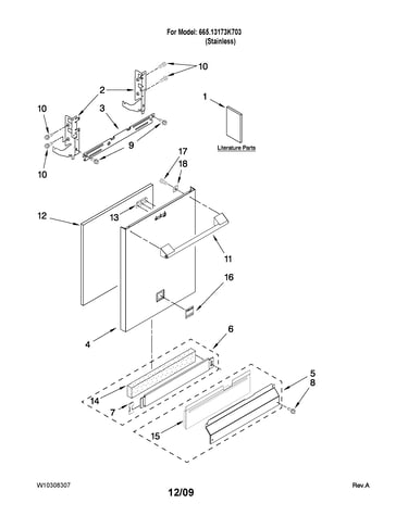 Door and panel parts