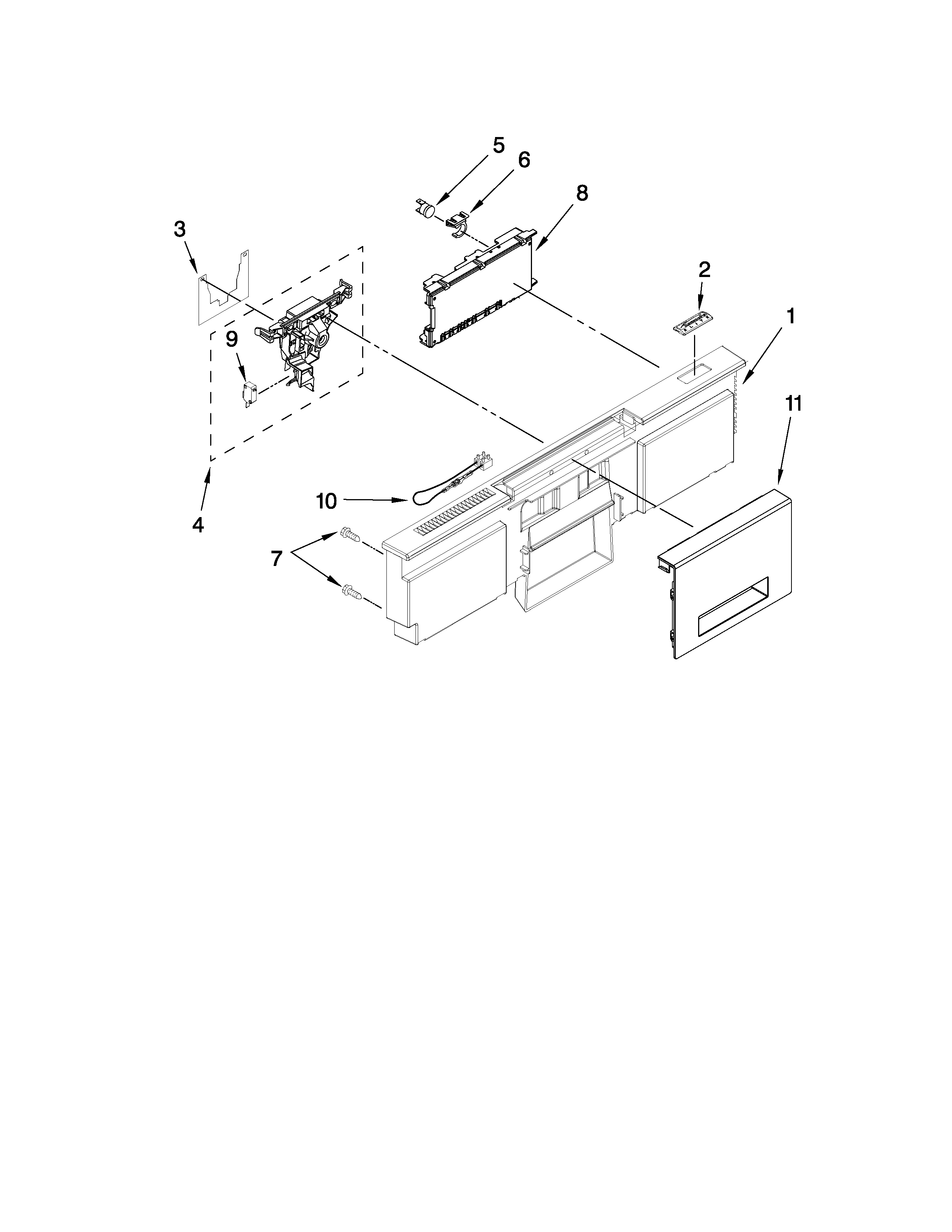 Control panel parts