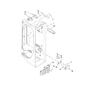 Kenmore 10658033802 refrigerator liner parts diagram