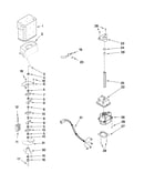 Motor and ice container parts