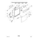 Kenmore 66513442K901 frame and console parts diagram