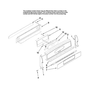 Control panel parts