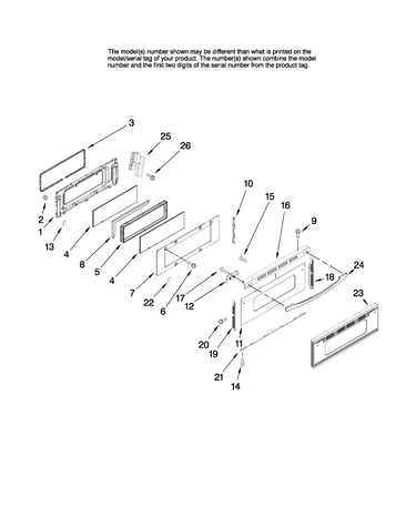Upper door parts