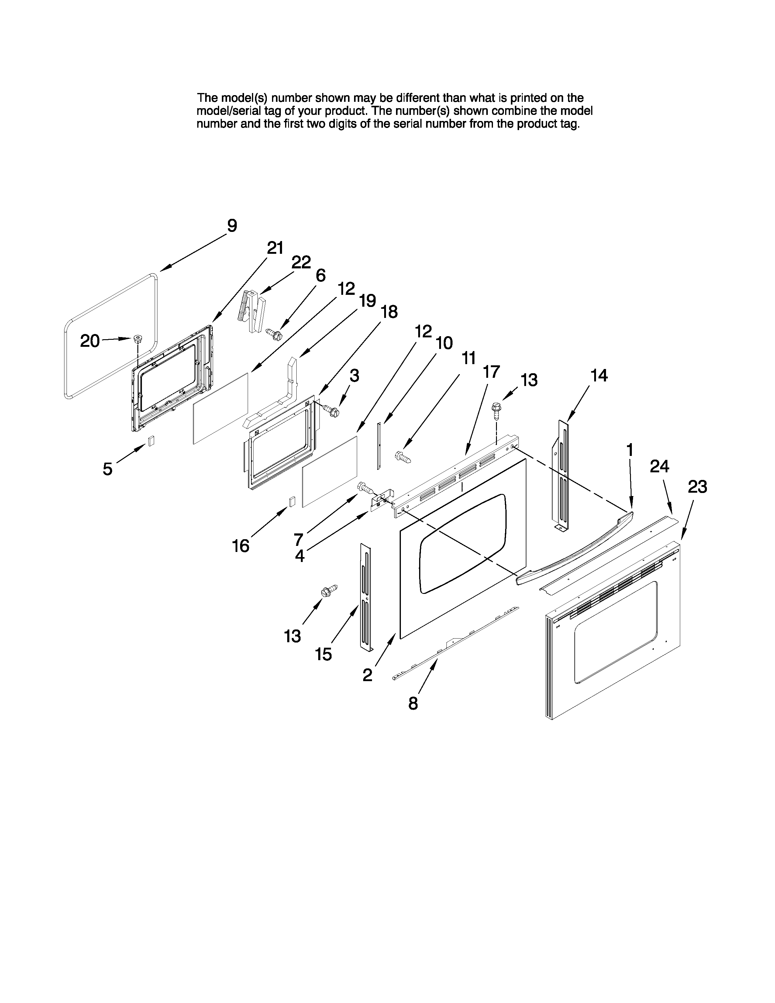 LOWER DOOR PARTS