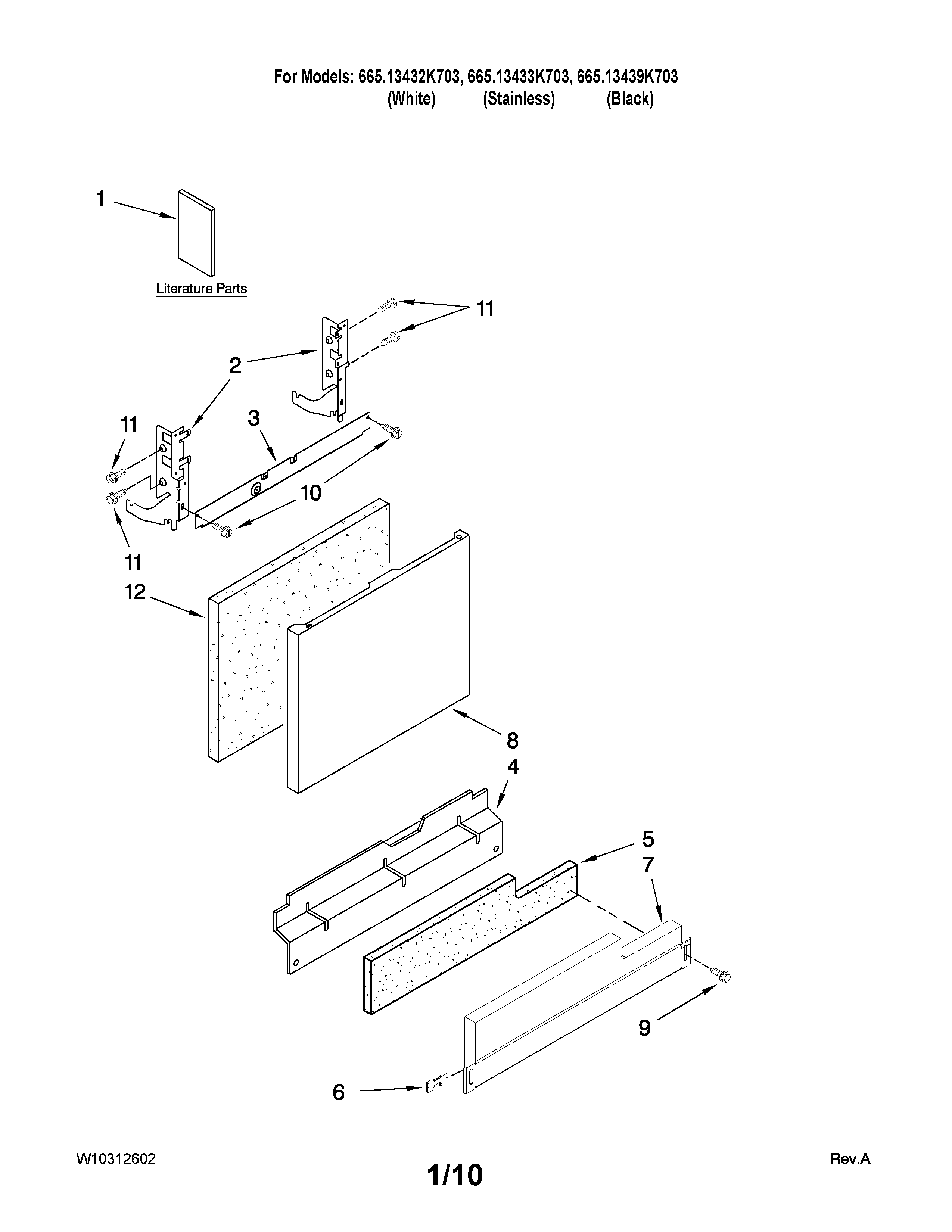 Door and panel parts