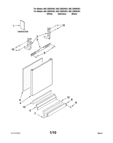 Door and panel parts