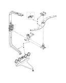 Upper wash and rinse parts