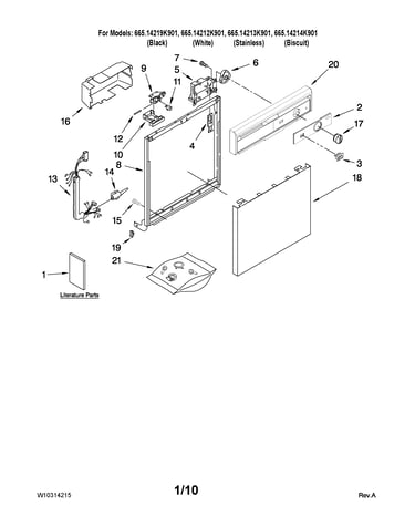 Frame and console parts