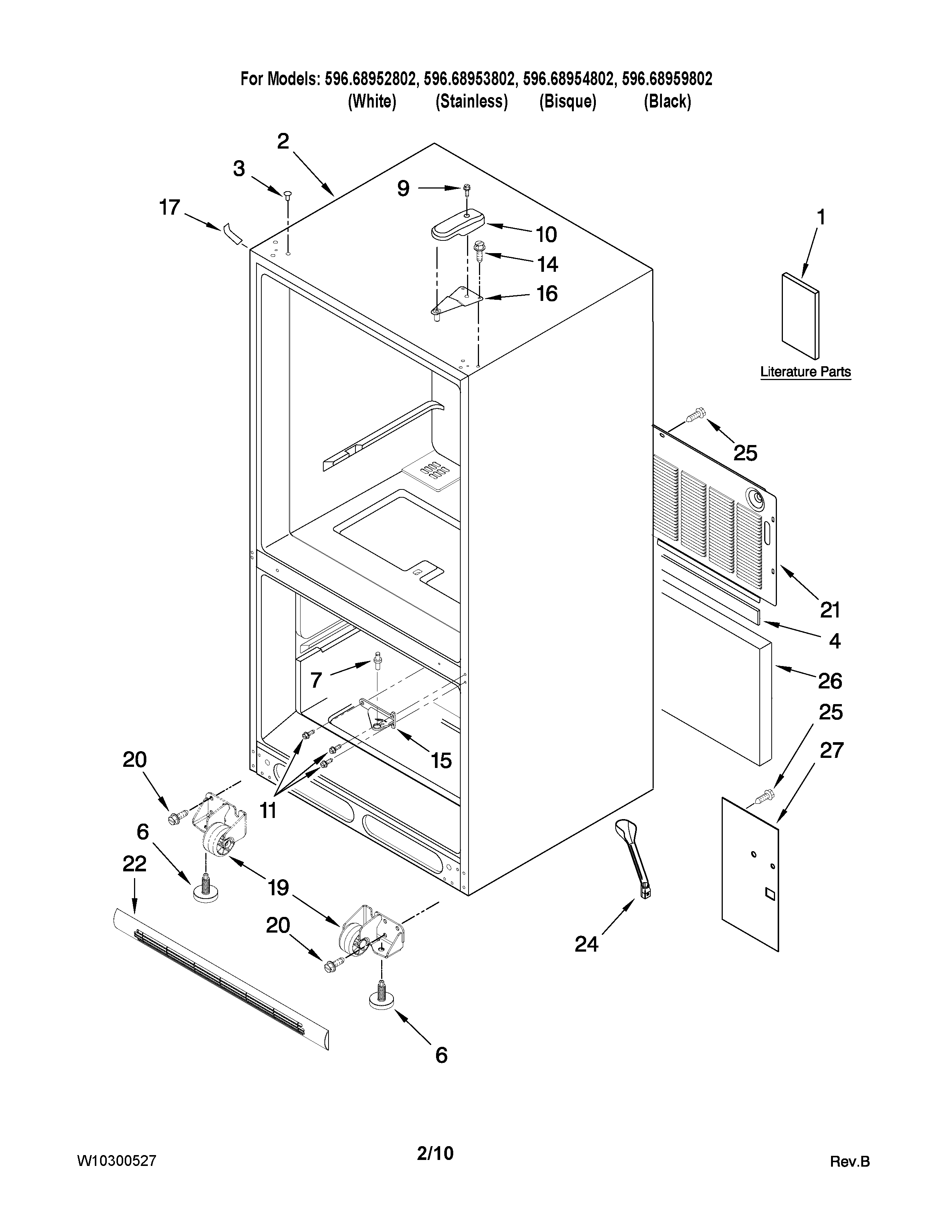 Cabinet parts