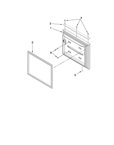 Freezer door parts
