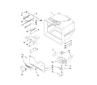 Kenmore Elite 59676253703 freezer liner parts diagram