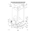 Kenmore 10657914700 cabinet parts diagram
