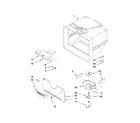 Kenmore 59665234405 freezer liner parts diagram