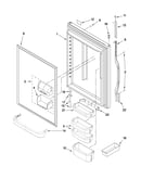Refrigerator door parts