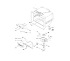Kenmore 59675232405 freezer liner parts diagram