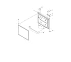 Kenmore 59675239405 freezer door parts diagram