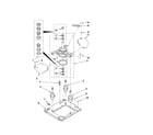 Kenmore 11080754006 machine base parts diagram