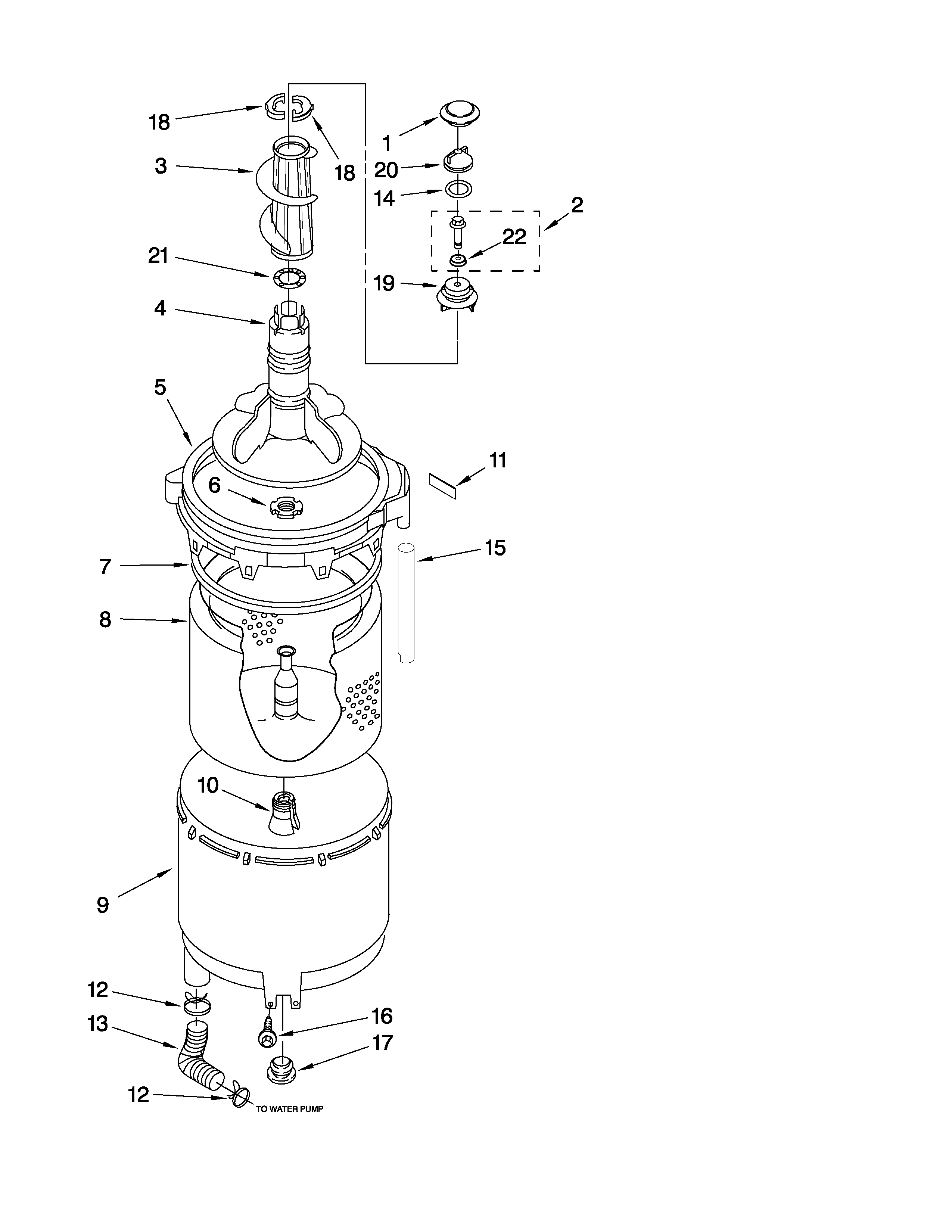 TUB AND BASKET PARTS