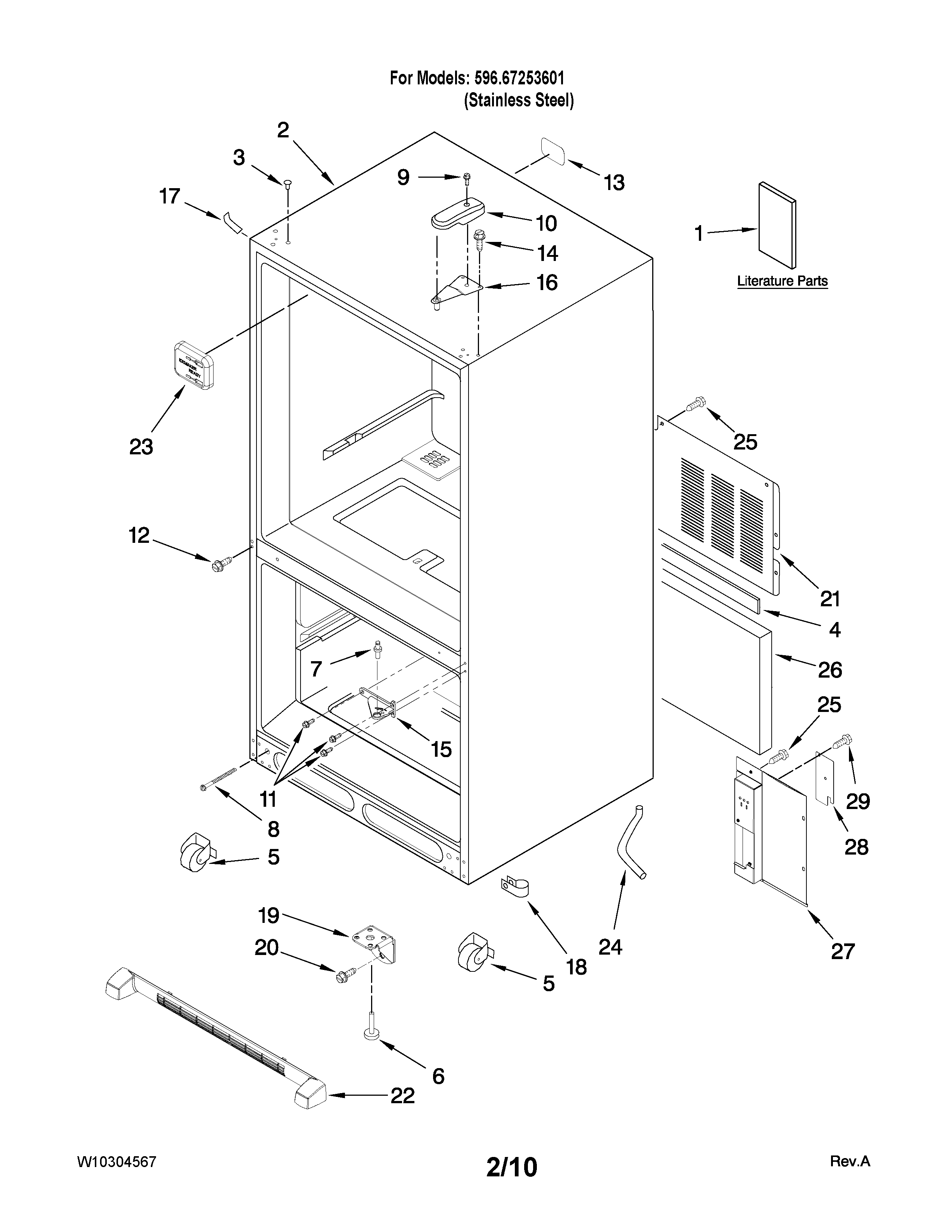 Cabinet parts