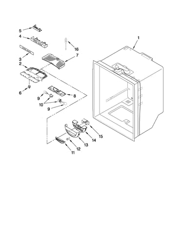Refrigerator liner parts