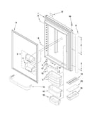 Refrigerator door parts